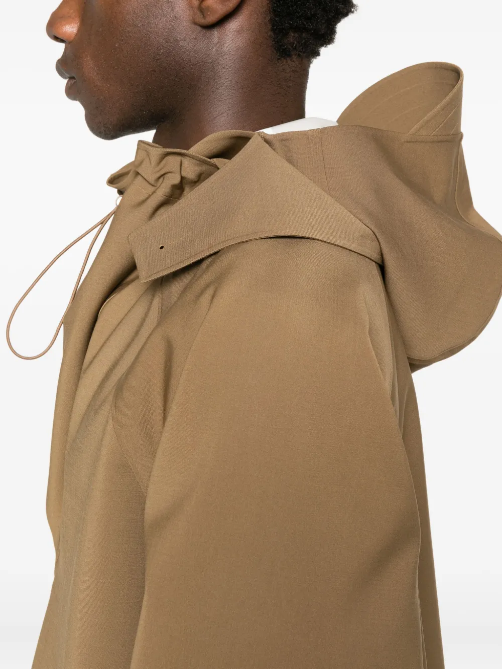 Lacoste Jack met capuchon Bruin