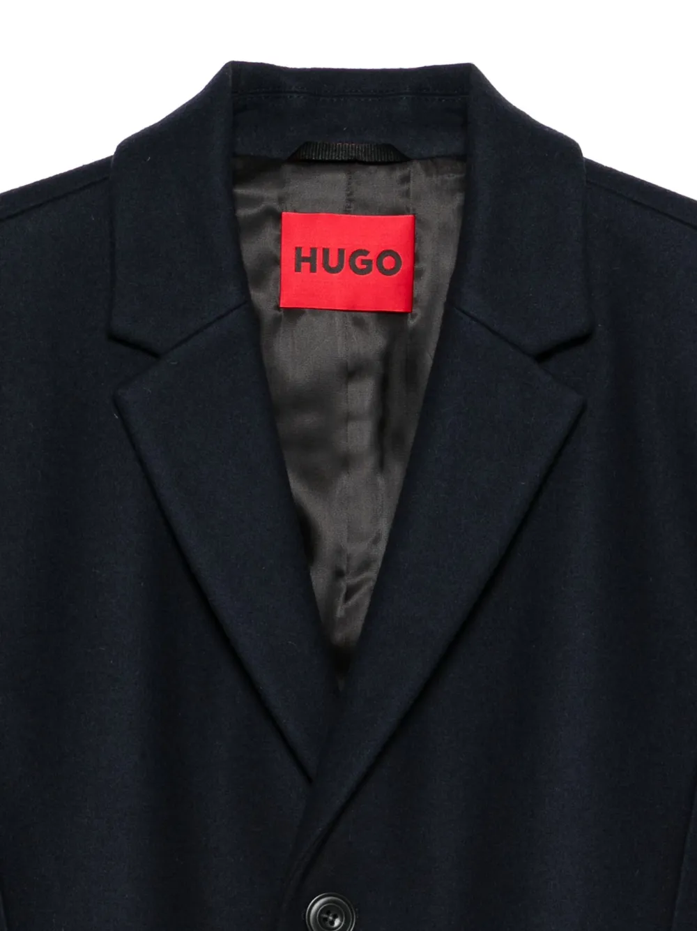 BOSS Jas met gekerfde revers Blauw