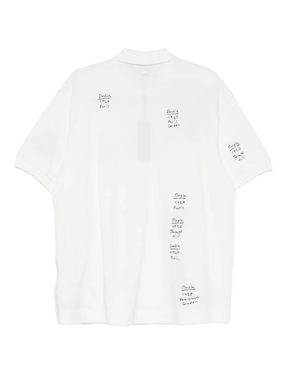 Lacoste graphic-print polo shirt | Image 2