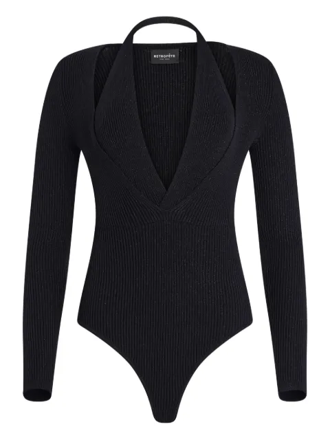 Retrofete cut-out assunta bodysuit