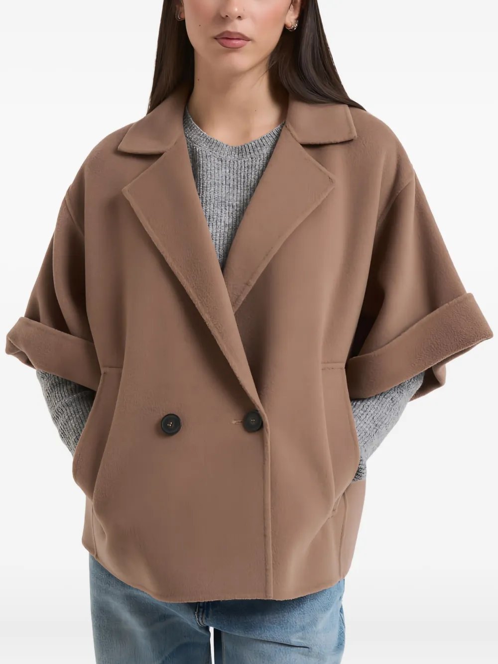 Weekend Max Mara button short-sleeve jacket | Brown | Image 1