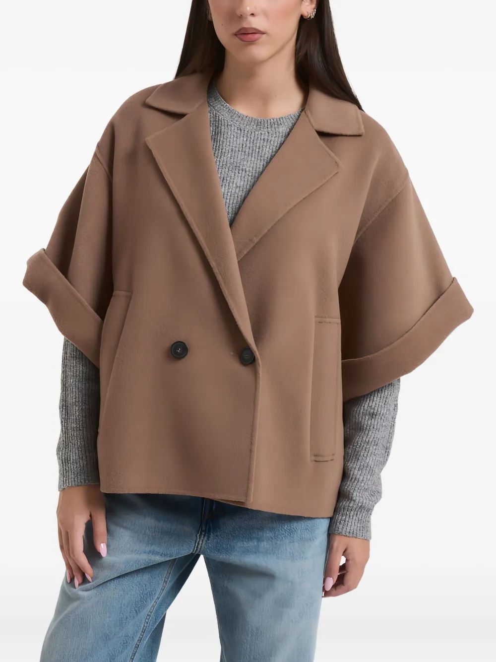 Weekend Max Mara button short-sleeve jacket | Cropped Jackets | Image 2