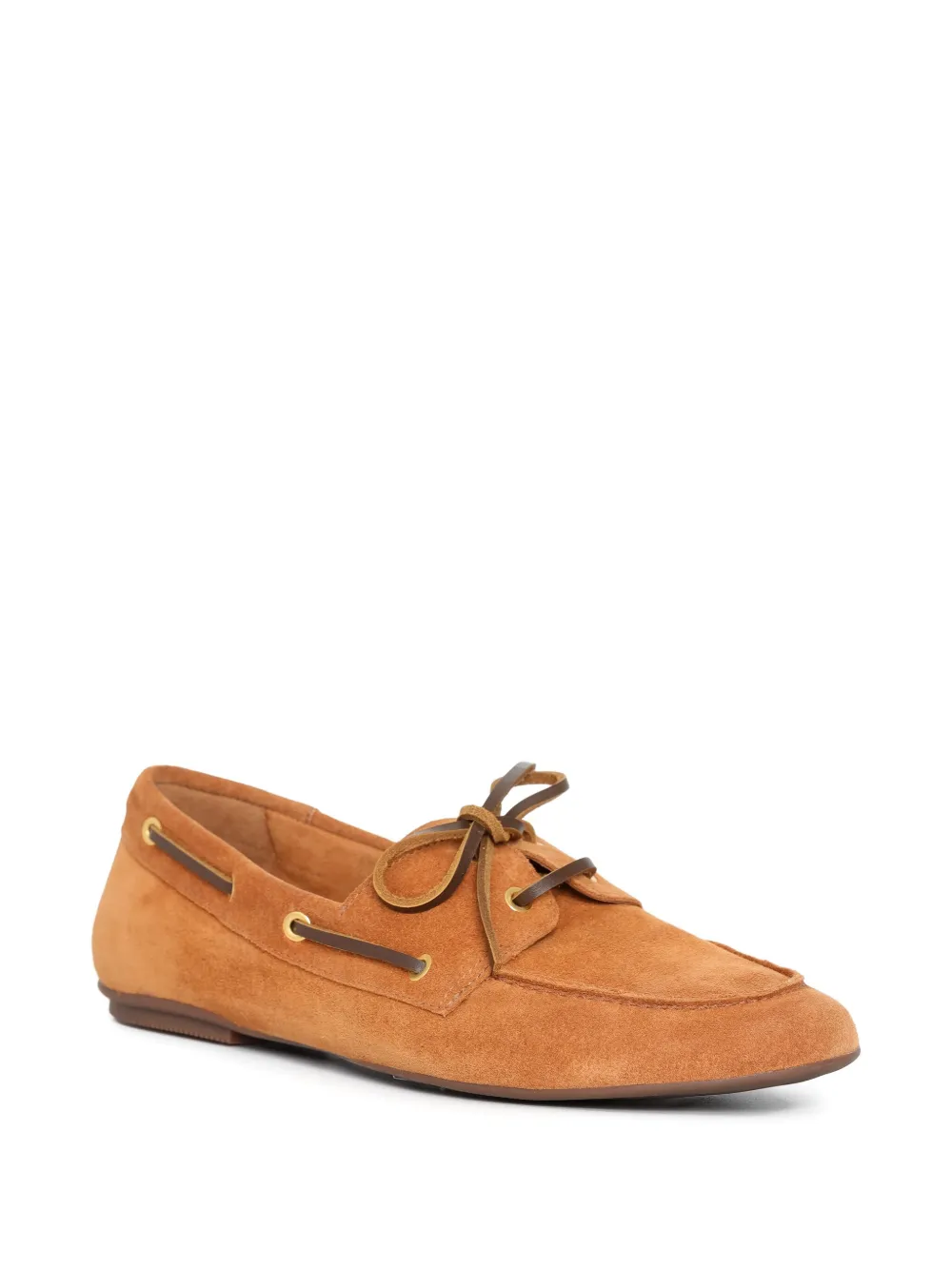 Sarah Chofakian Moon Basket Lace-up Loafers In Brown