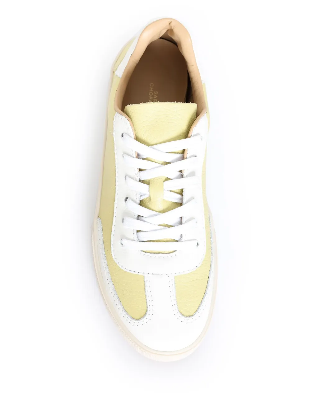 Sarah Chofakian White Light leren sneakers Geel