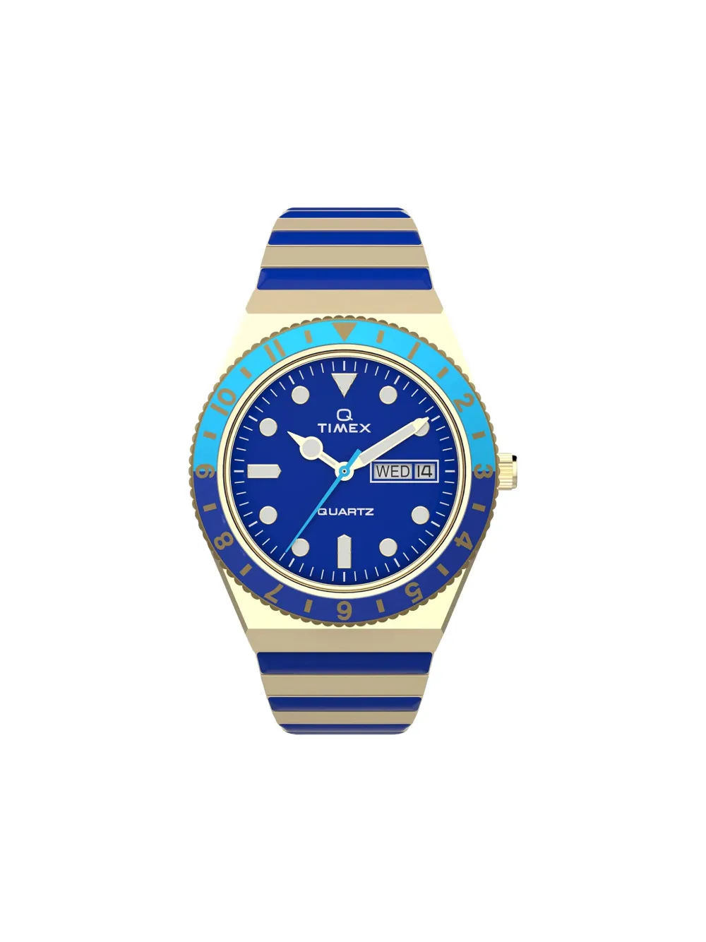 TIMEX Q Malibu 36mm | Blue | Image 1