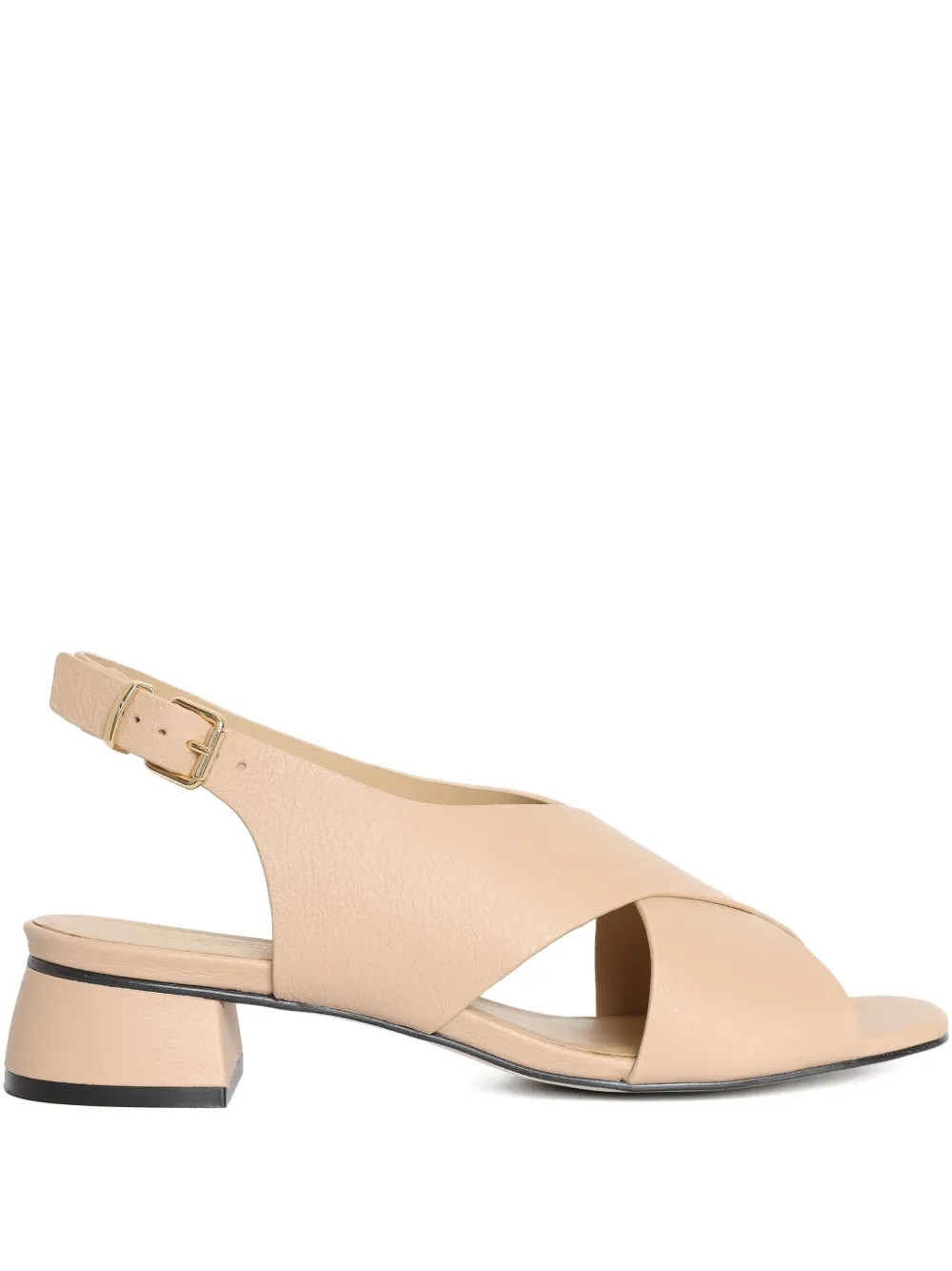 Sarah Chofakian 25mm Baunilha Latte criss-cross sandals Beige