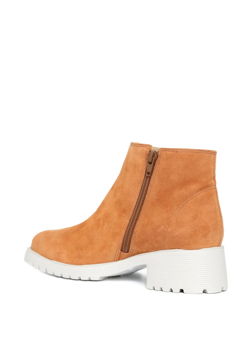 Sarah Chofakian 40mm Brioche Zip-fastening Boot In Brown