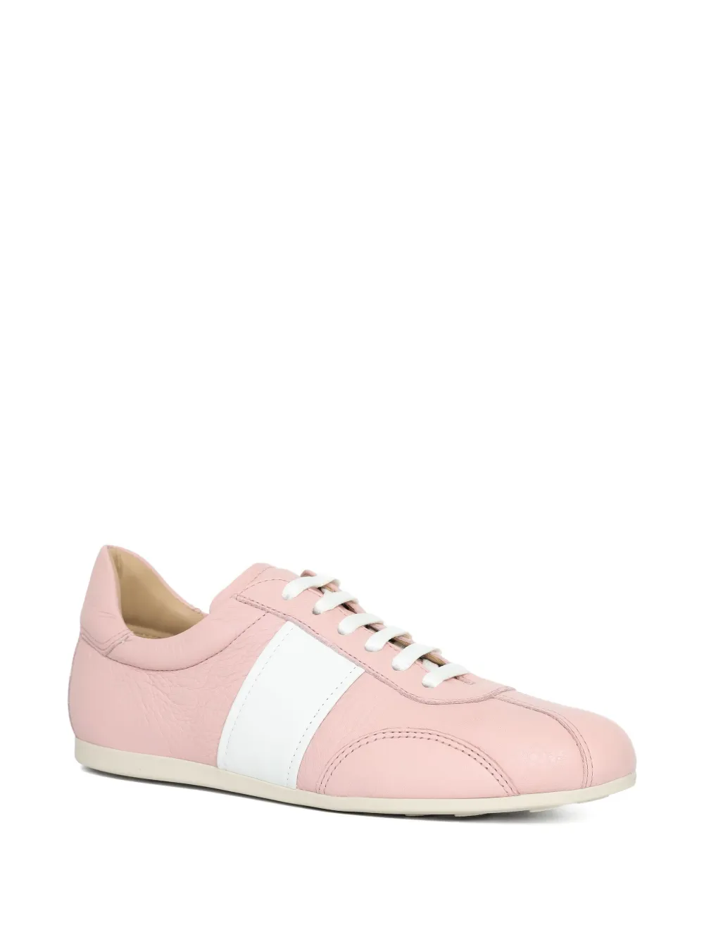 Sarah Chofakian Mochi Stripe Sneakers In Pink