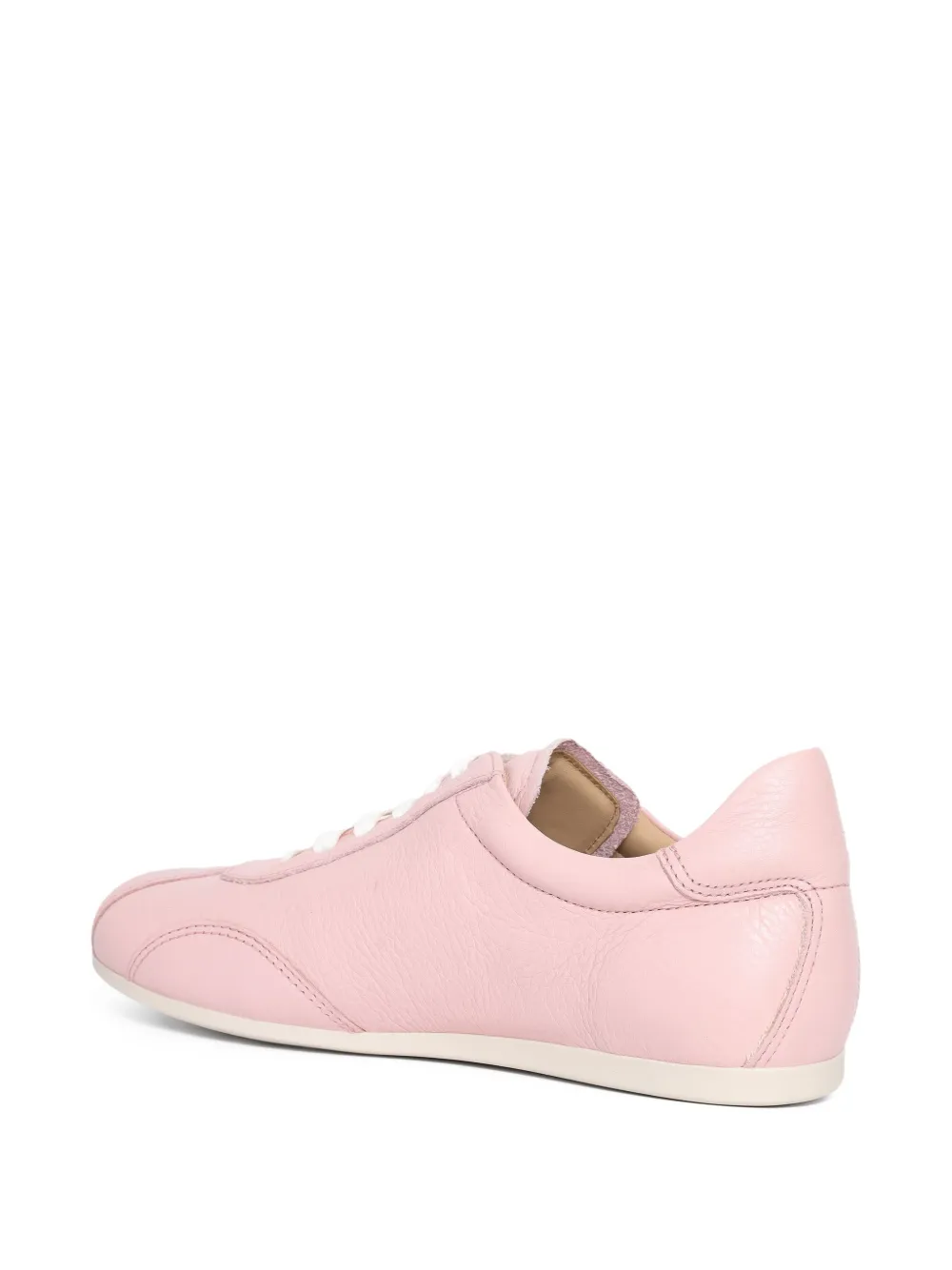 Sarah Chofakian Mochi gestreepte sneakers Roze