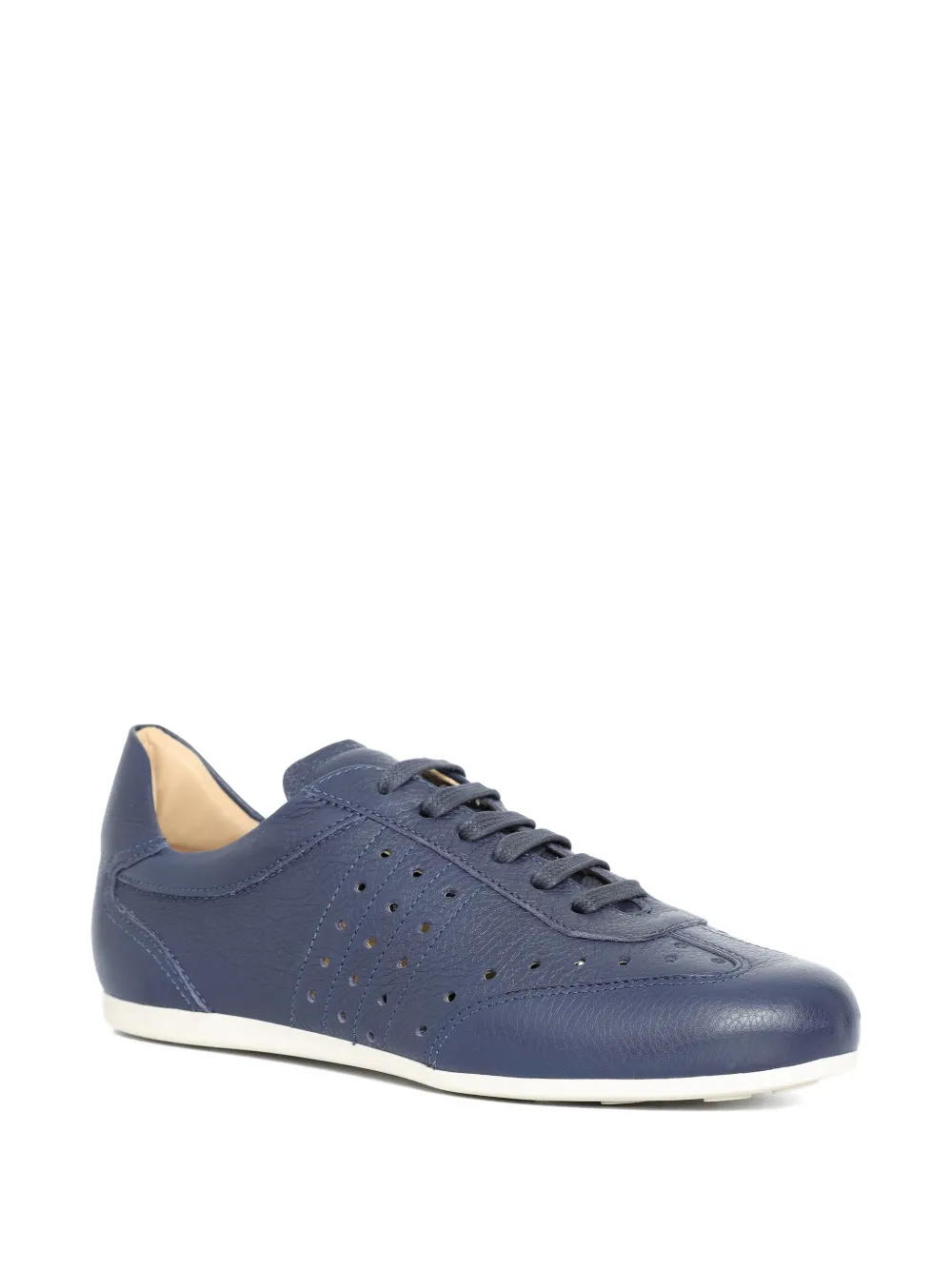 Sarah Chofakian Monocle Café perforated sweakers - Blauw