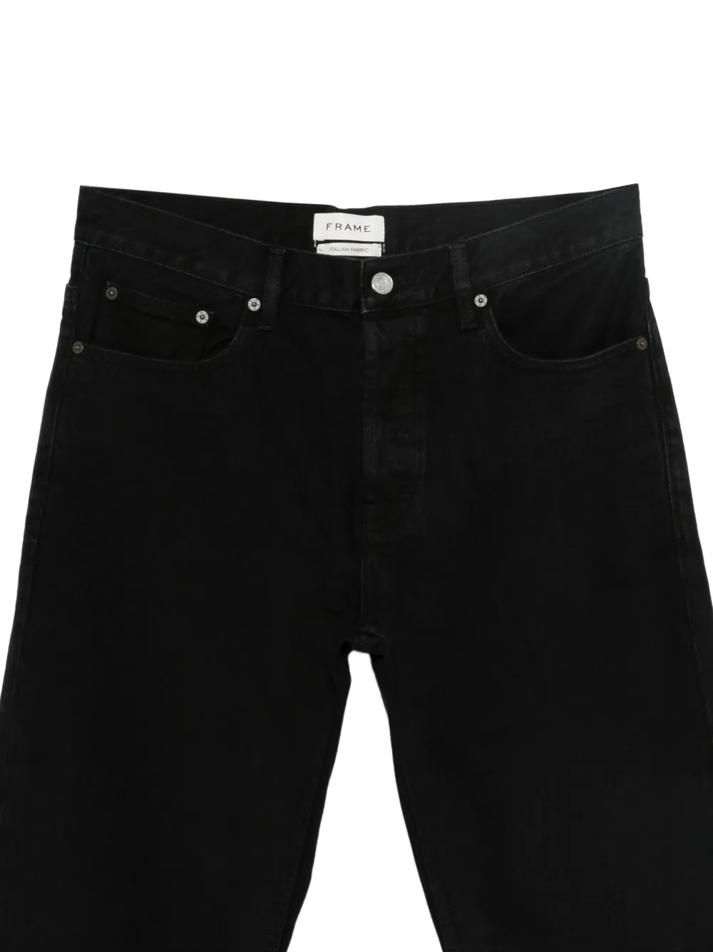 FRAME Denim straight jeans met zakken Zwart