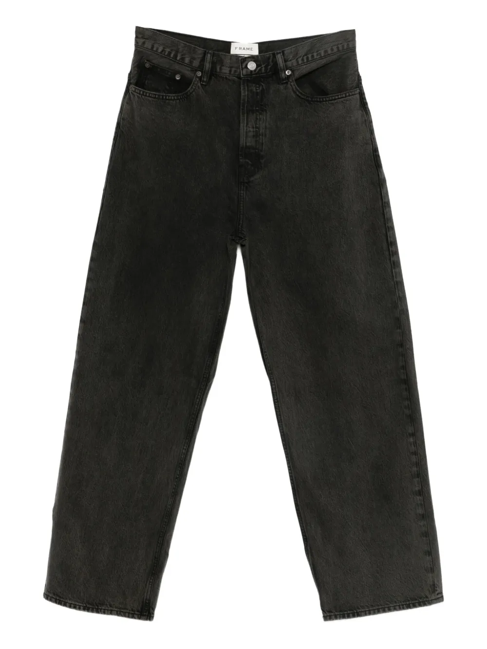 FRAME five-pockets straight-leg jeans | Black | Image 1