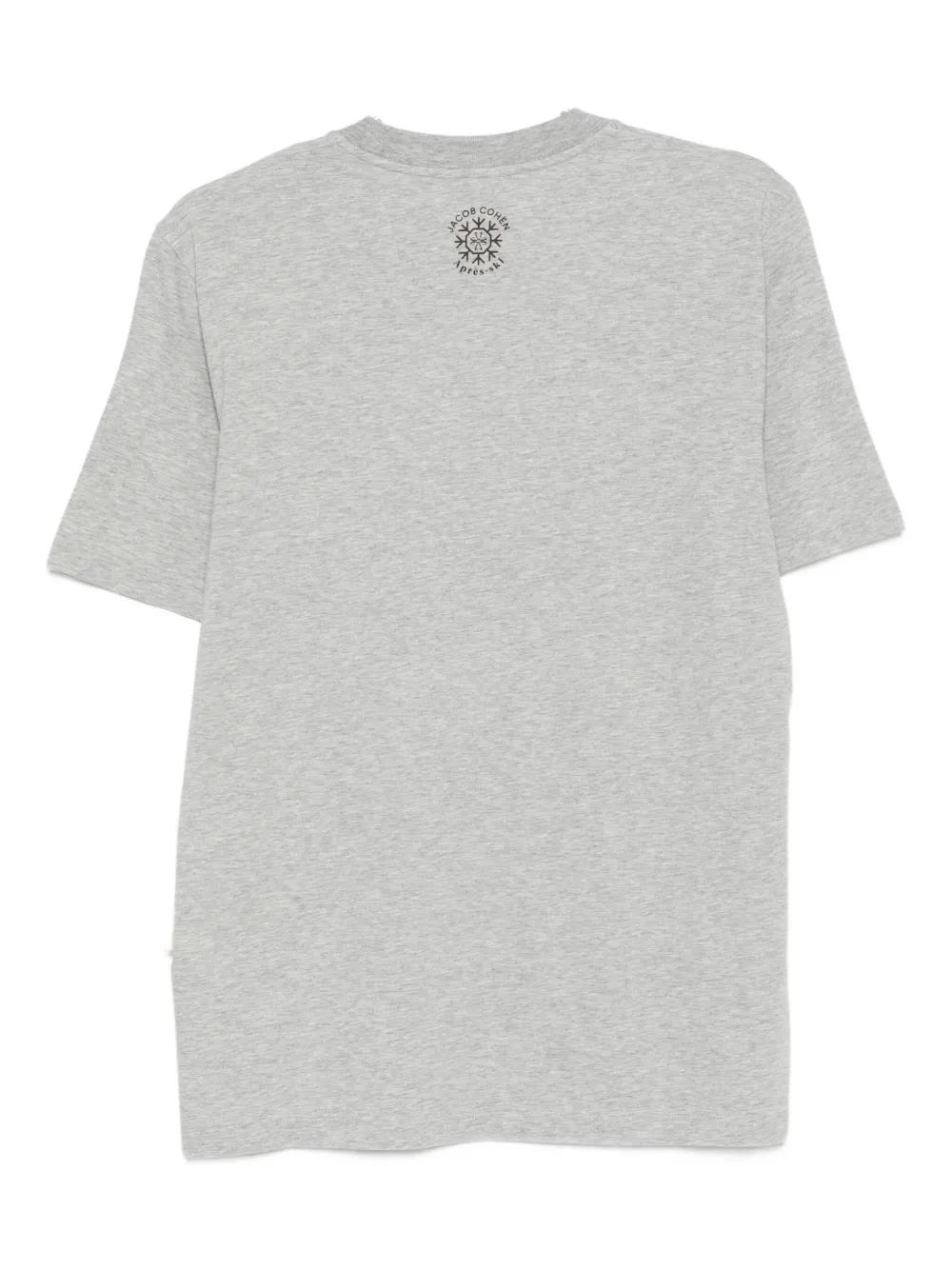 Jacob Cohen Graphic Crew-neck T-shirt In Gray