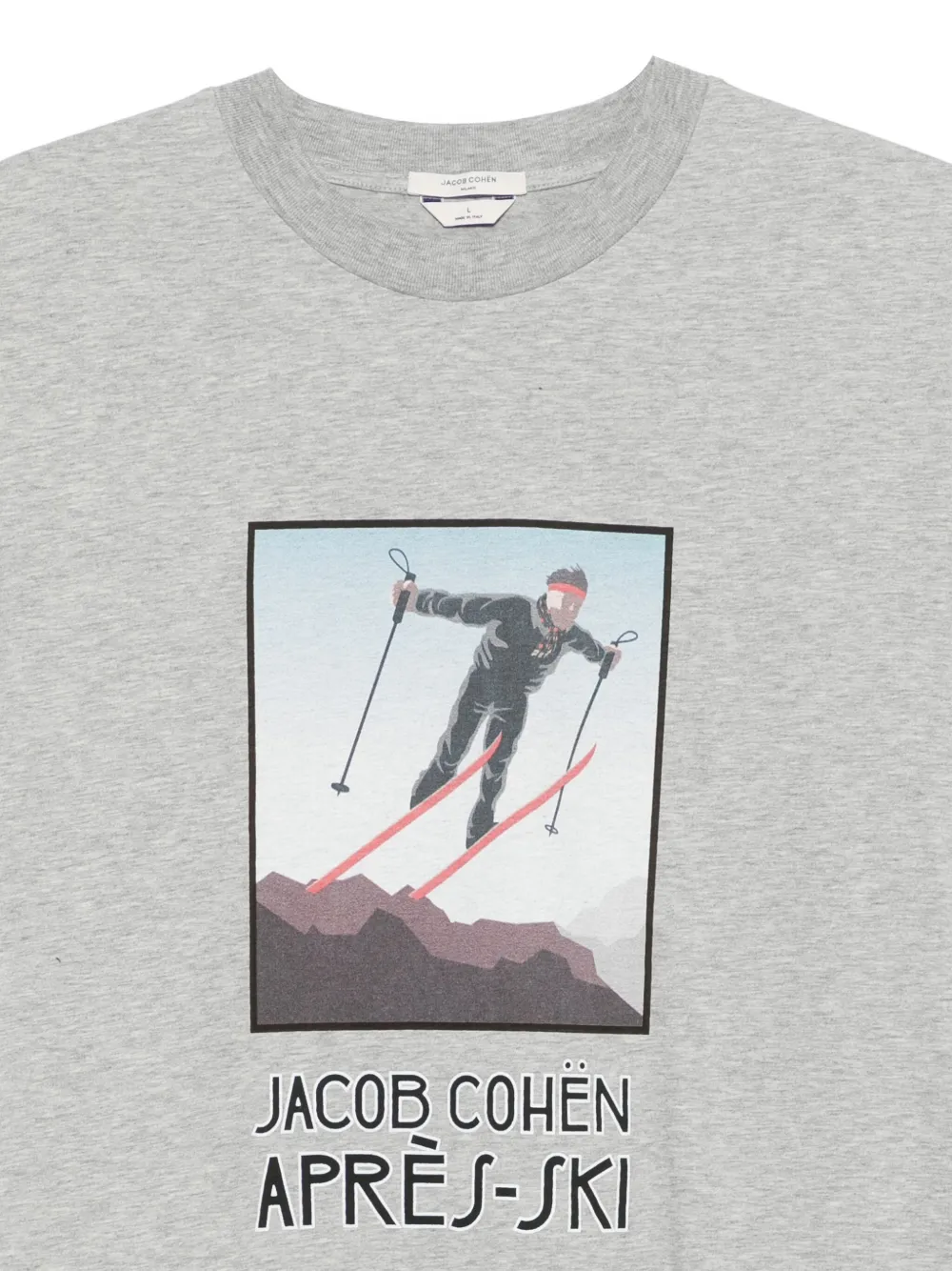 Jacob Cohën T-shirt met ronde hals Grijs