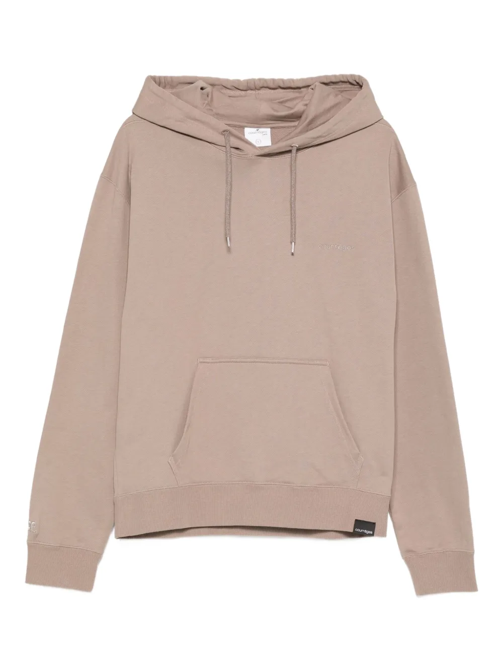 Courrèges hand-warmer pouc hoodie | Brown | Image 1