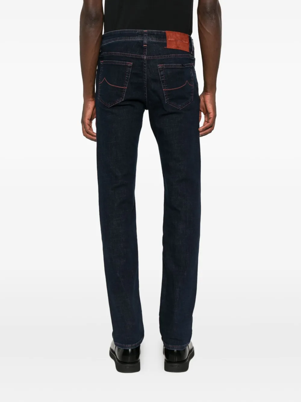 Jacob Cohën Jeans met vijf zakken Blauw