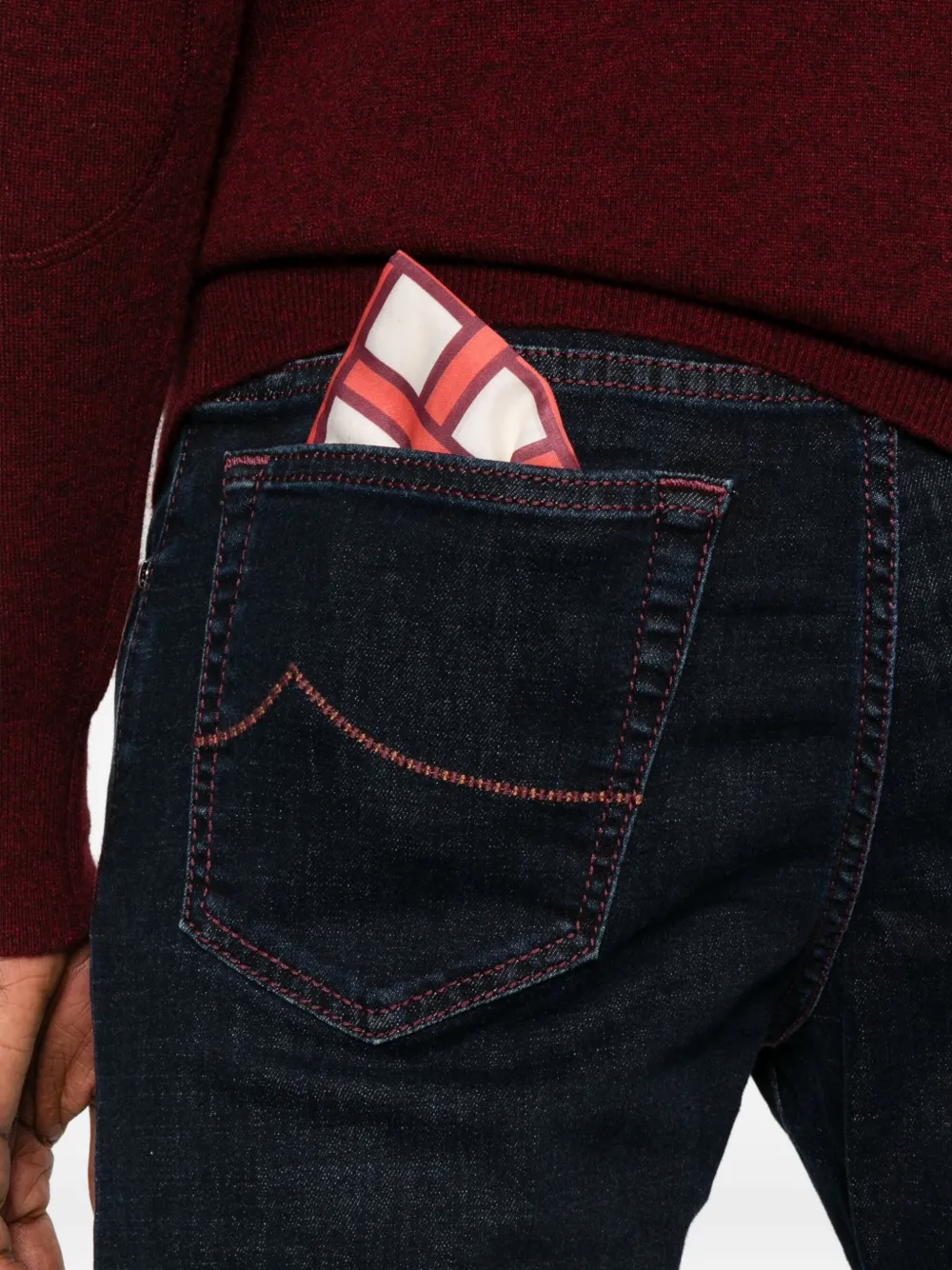 Jacob Cohën Jeans met vijf zakken Blauw