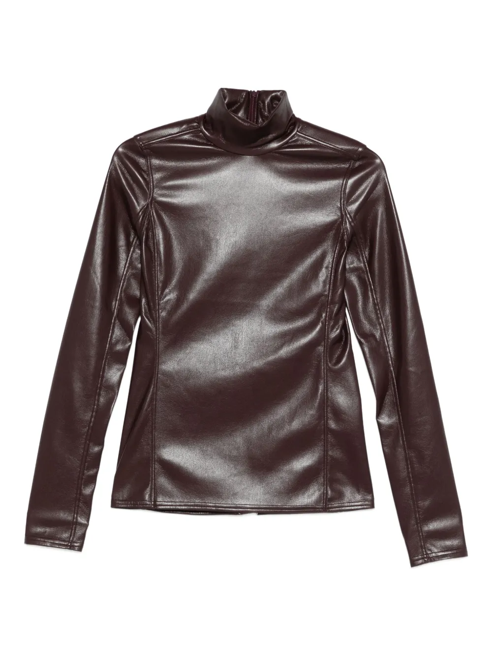 Rabanne Top con scollo a imbuto - Viola