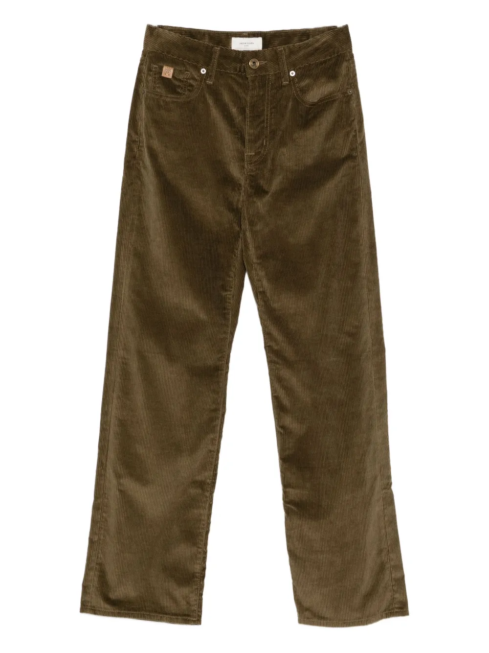 Jacob Cohen Five-pocket Corduroy Trousers In Green