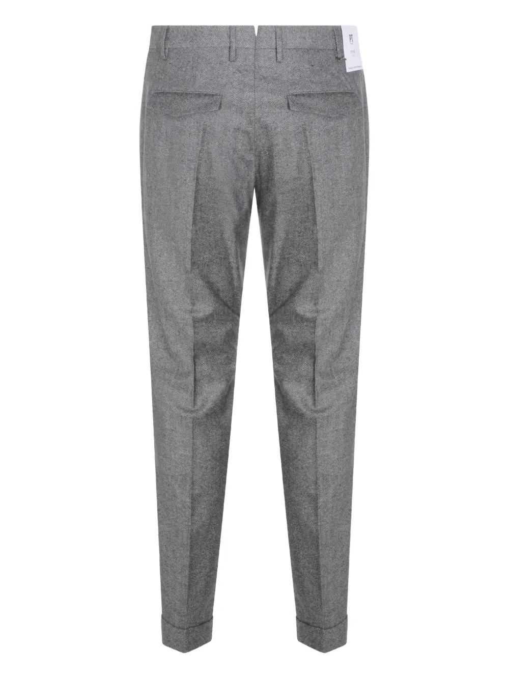 PT Torino cuffed trousers - Grijs