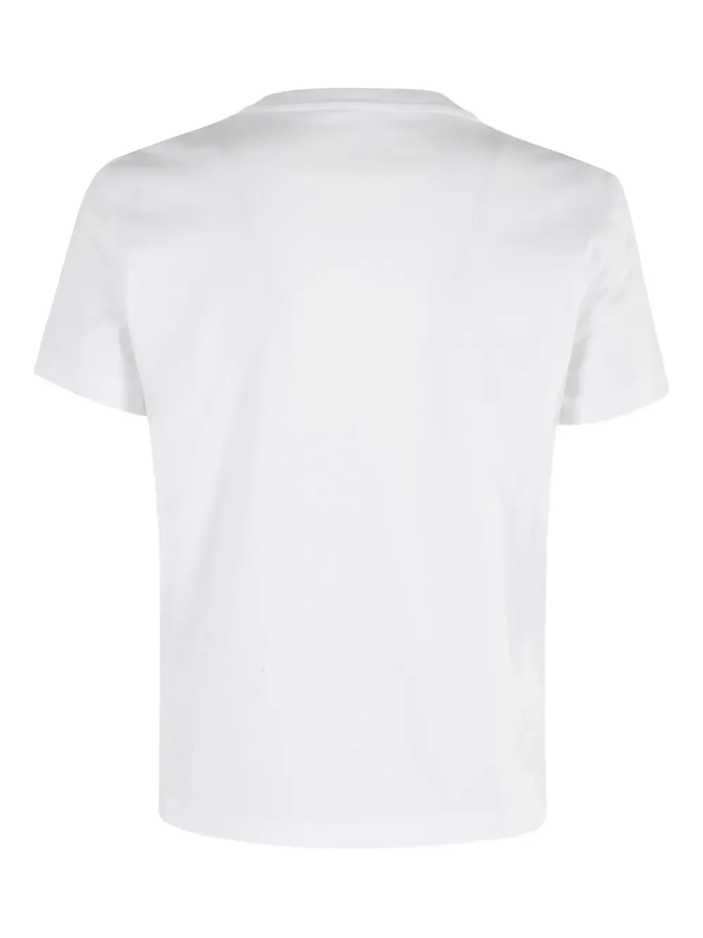Casablanca Printed Fitted Tshirt In White