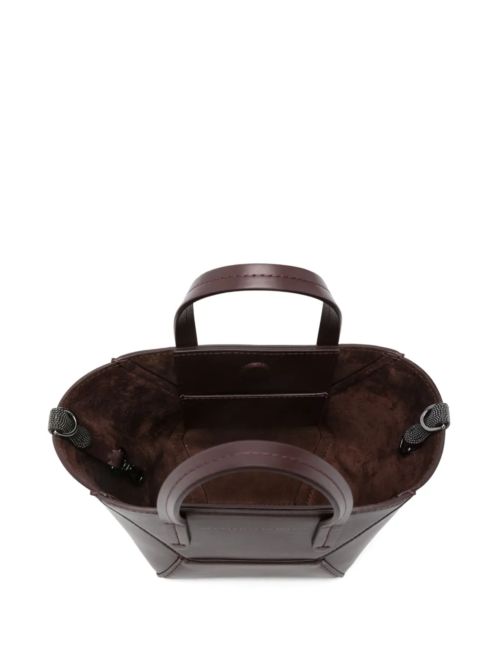Brunello Cucinelli Top Handle Tote Bag In Brown