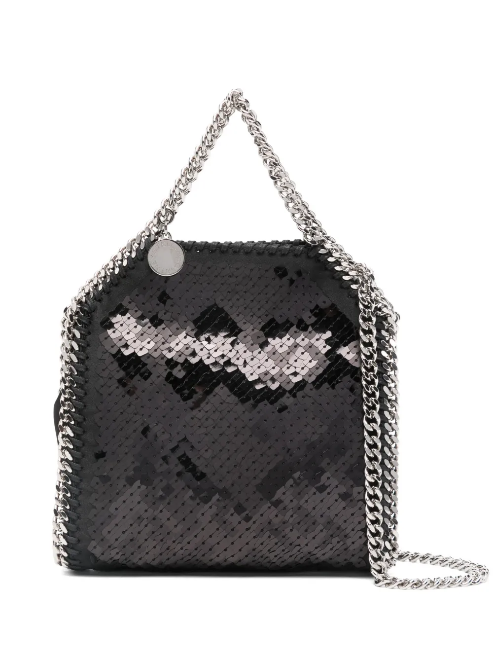 Stella Mccartney Chain Shoulder Bag In Black