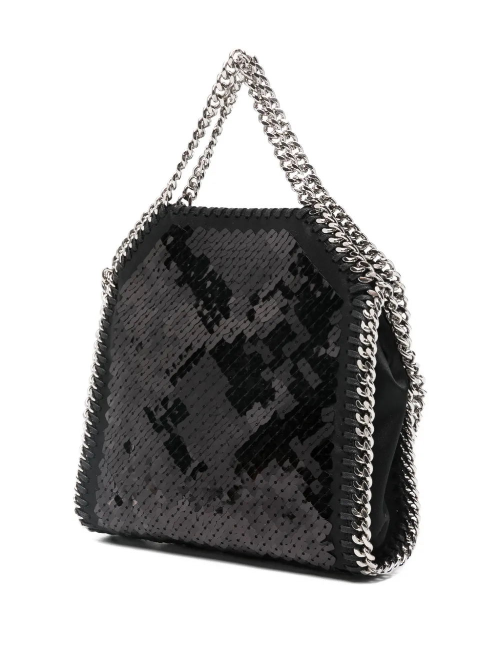 Stella Mccartney Chain Shoulder Bag In Black