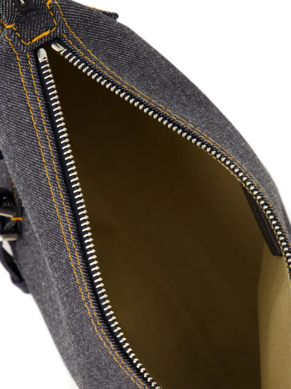 Givenchy Medium Voyou Denim Shoulder Bag In Black