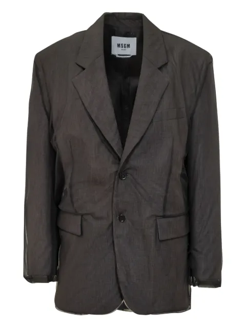 MSGM button blazer
