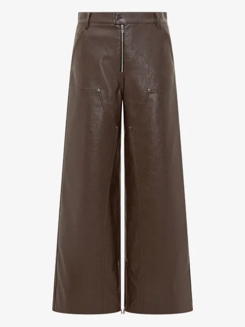 MSGM leather trousers