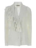 Alberta Ferretti ruffled blouse - White