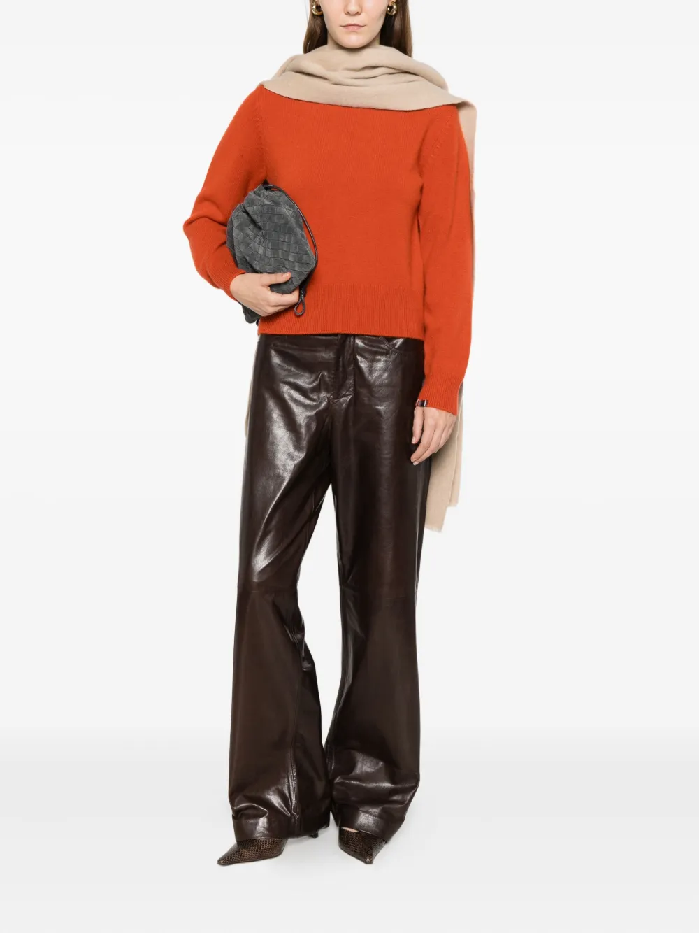 extreme cashmere Jeanne trui Oranje