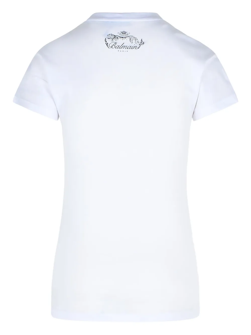 Balmain shoulder-buttons draped T-shirt | T-Shirts & Jersey Shirts | Image 2