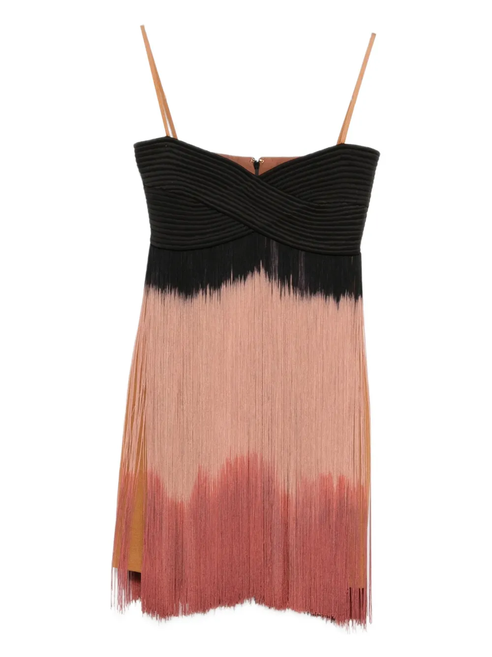 Rosanna Ocampo vestido corto con flecos | rosado | Image 1