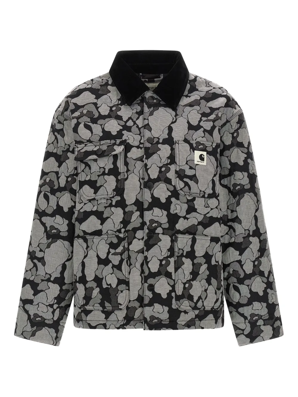 Carhartt WIP Tapestry Chore jacquard jacket | Black | Image 1