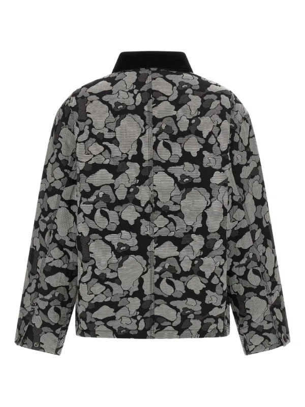 Carhartt WIP チョアコート Carhartt WIP Tapestry Chore Jacquard Jacket | Black | FARFETCH RO