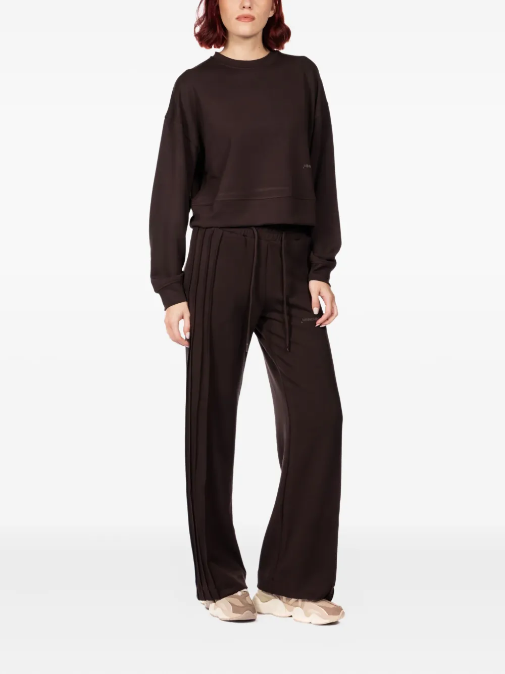 HINNOMINATE side-rib trousers - Bruin