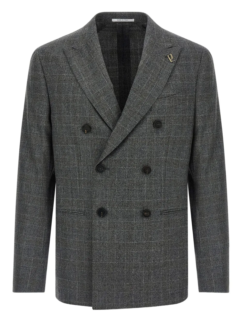 Pal Zileri single-breasted checked blazer | Grey | Image 1