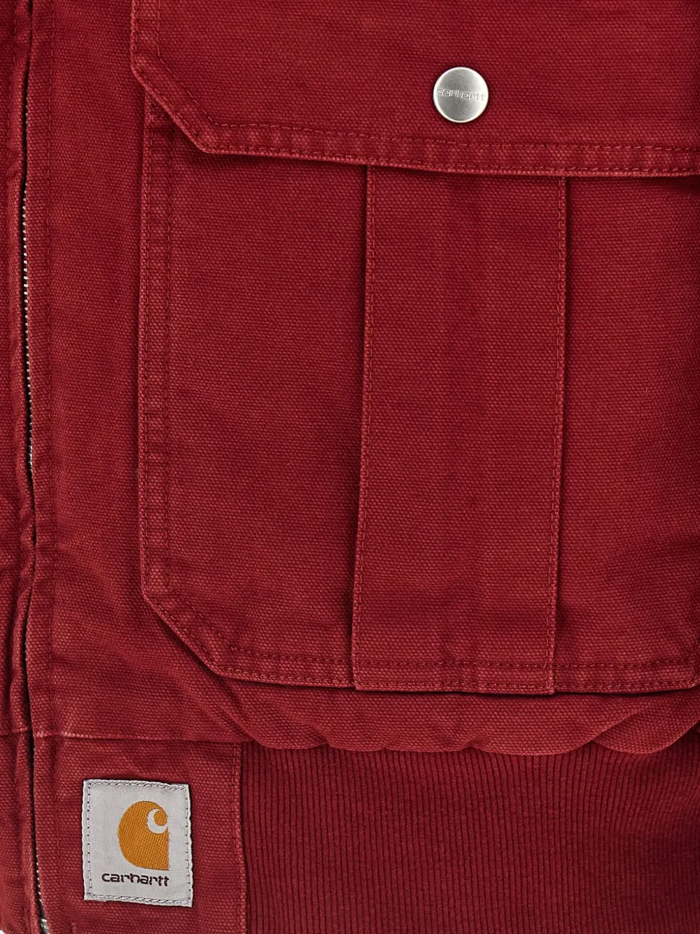 Carhartt Long-sleeved Casual Jacket In Red