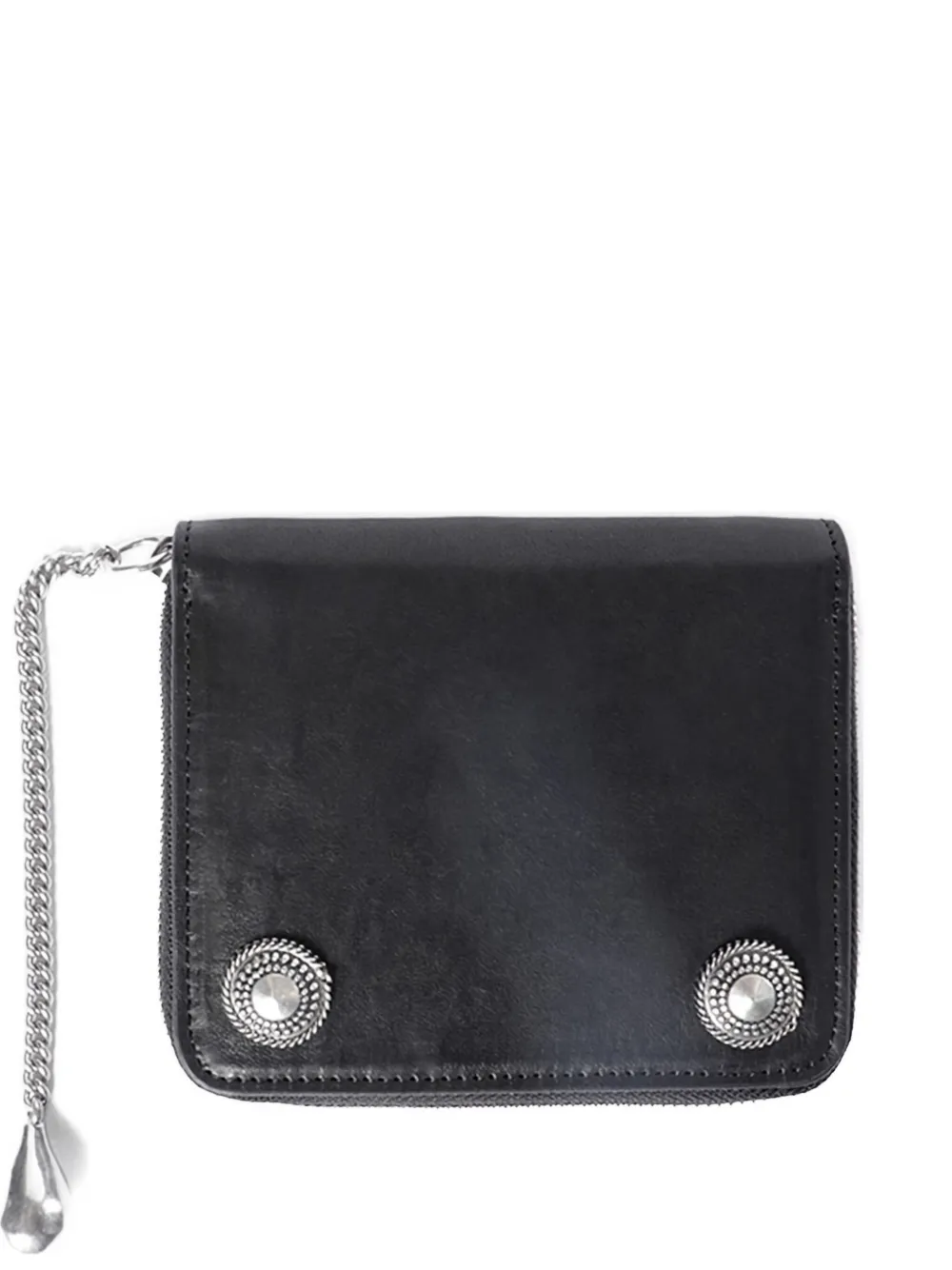 Ann Demeulemeester Fim studded zip wallet | Black | Image 1
