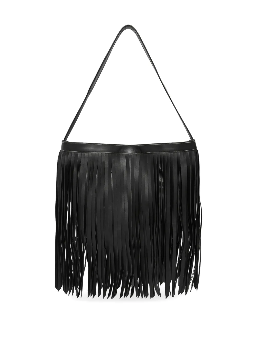 Ann Demeulemeester Jeli fringed tote bag - Zwart