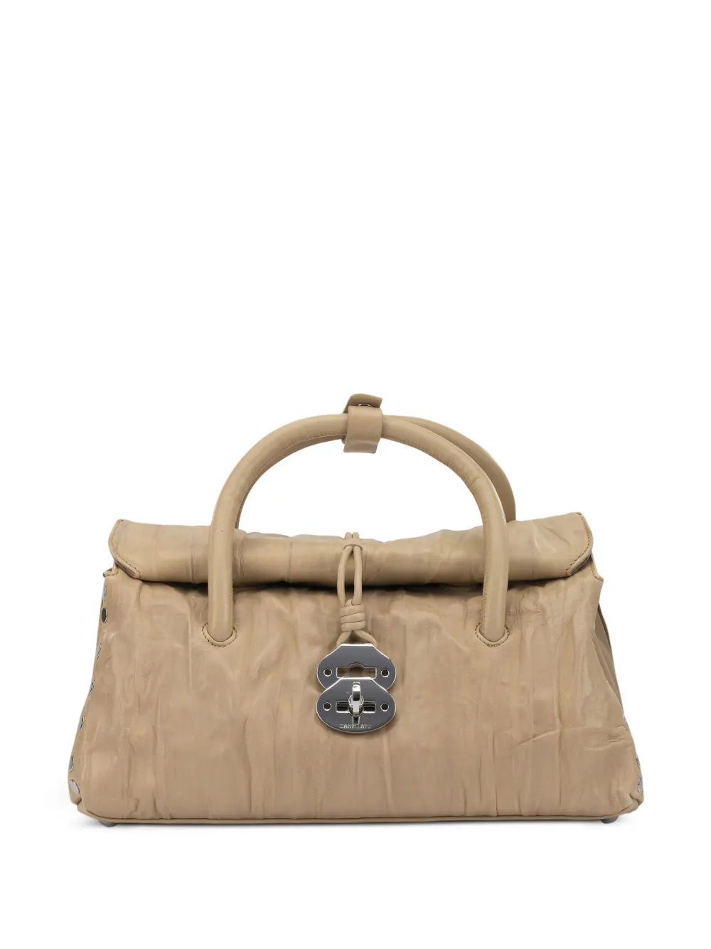 Zanellato Dotta® studded tote bag - Marrone