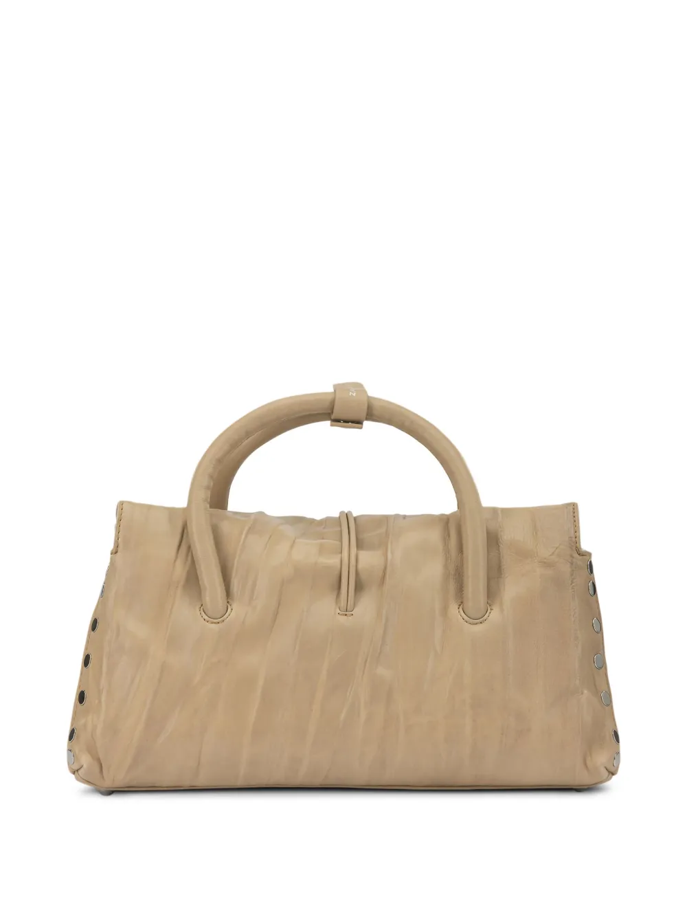 Zanellato Dotta shopper met studs Bruin