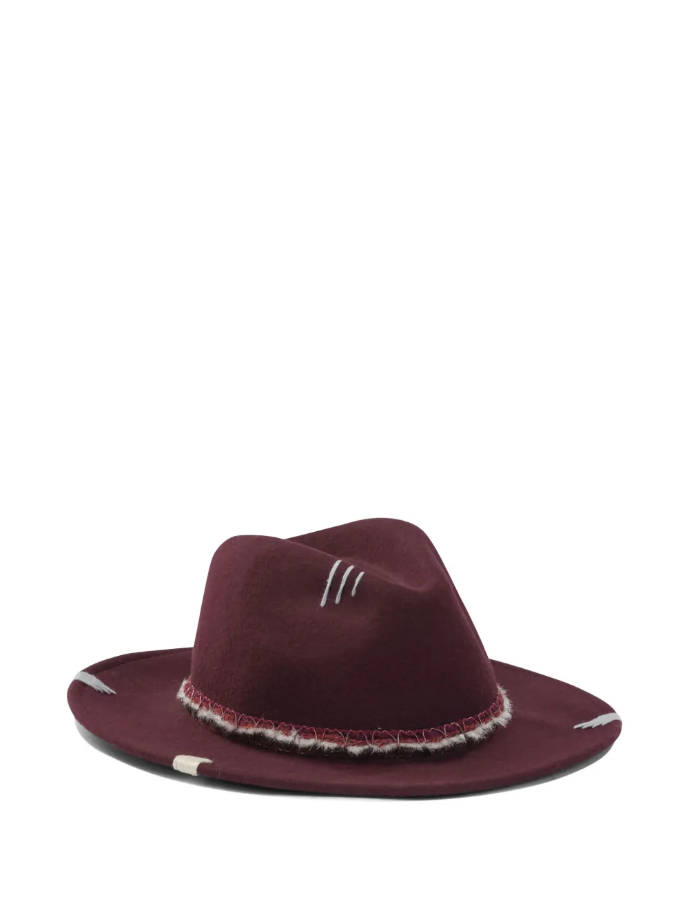 THE HAT GANG Life is Beautiful wool hat - Rood