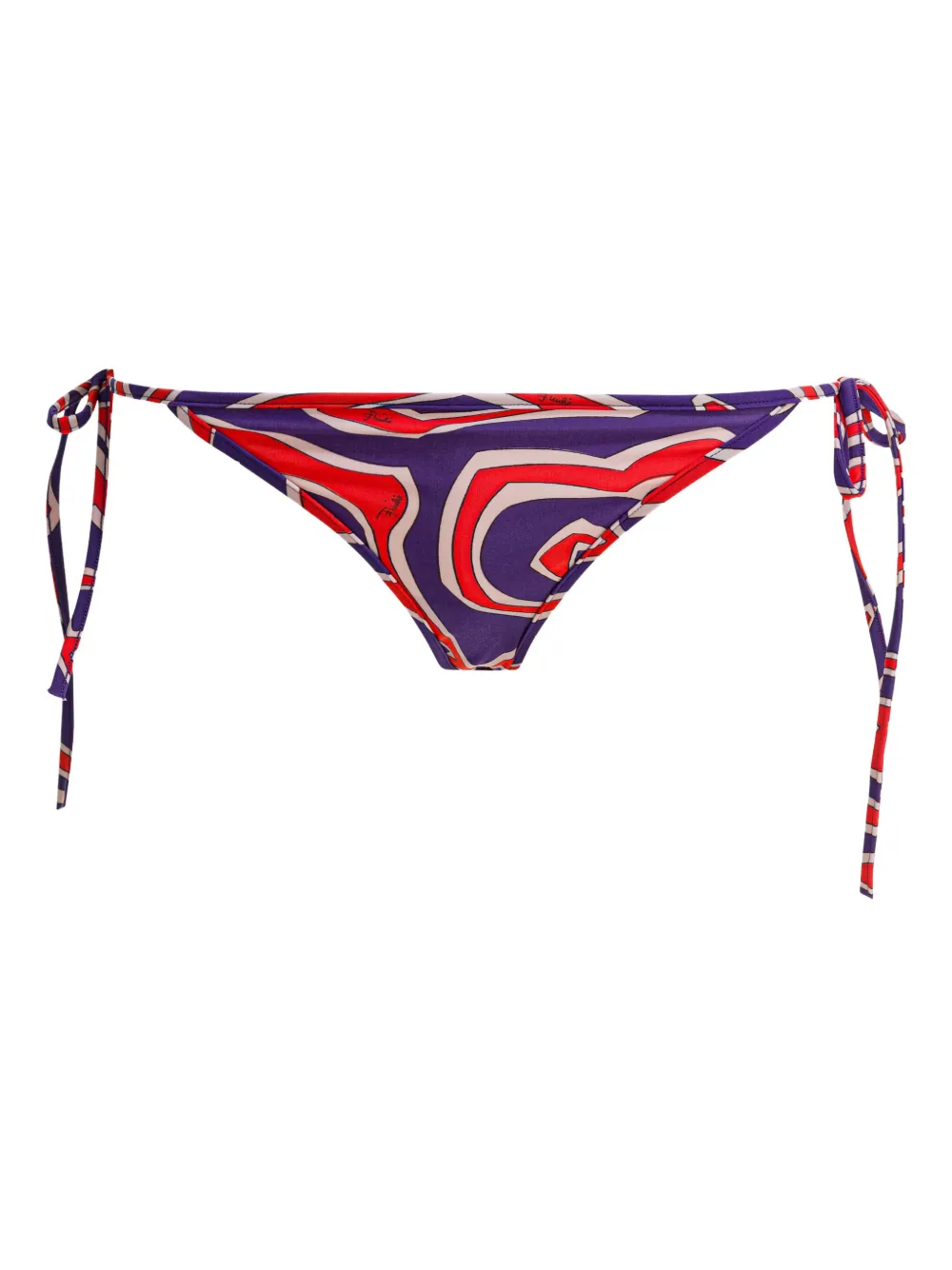 Pucci Tie-side Printed Bikini Bottom In Multi