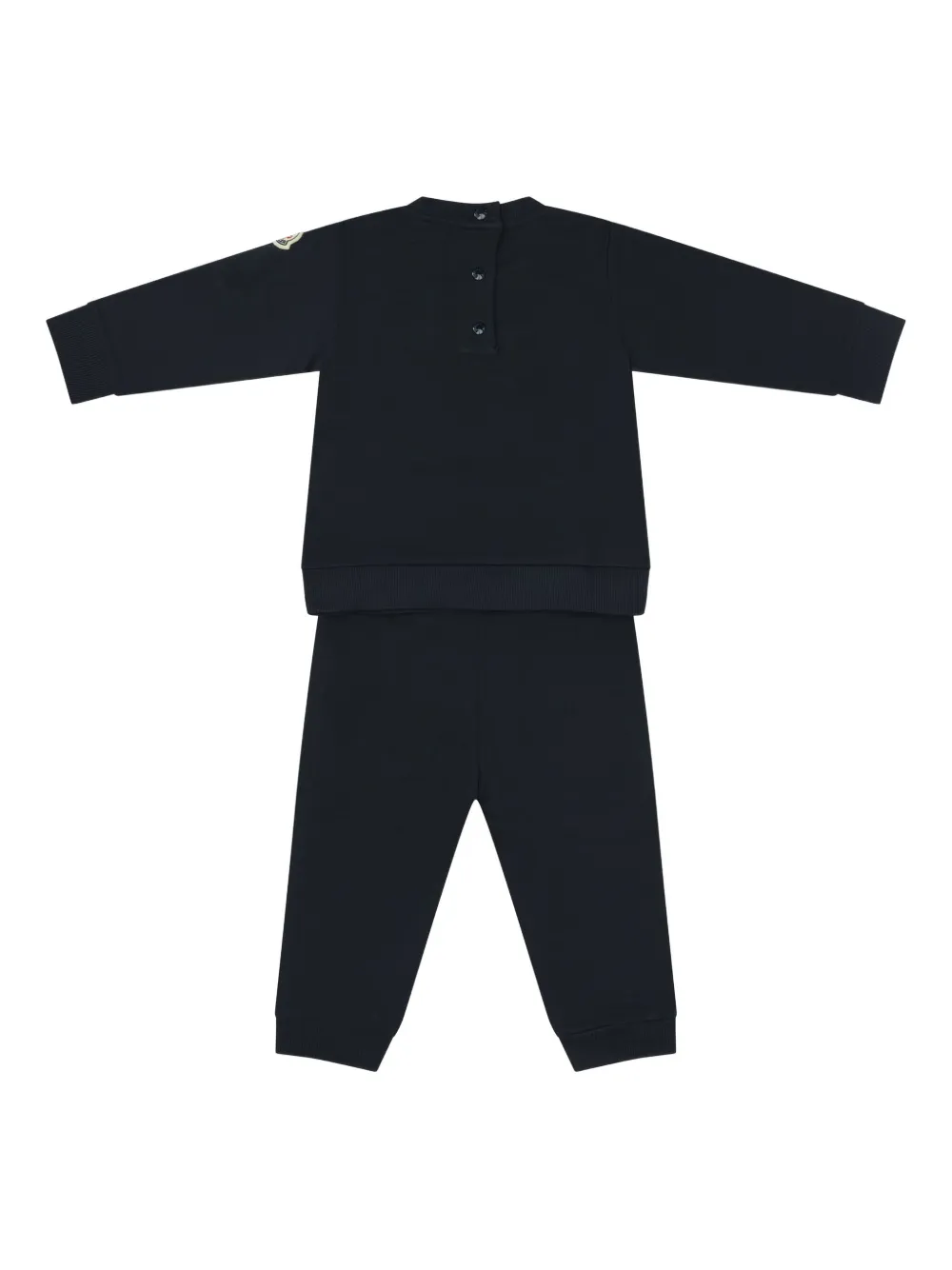 Moncler Enfant Teddy trainingspak met logo Blauw