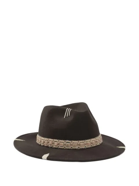 THE HAT GANG sombrero con ribete bordado
