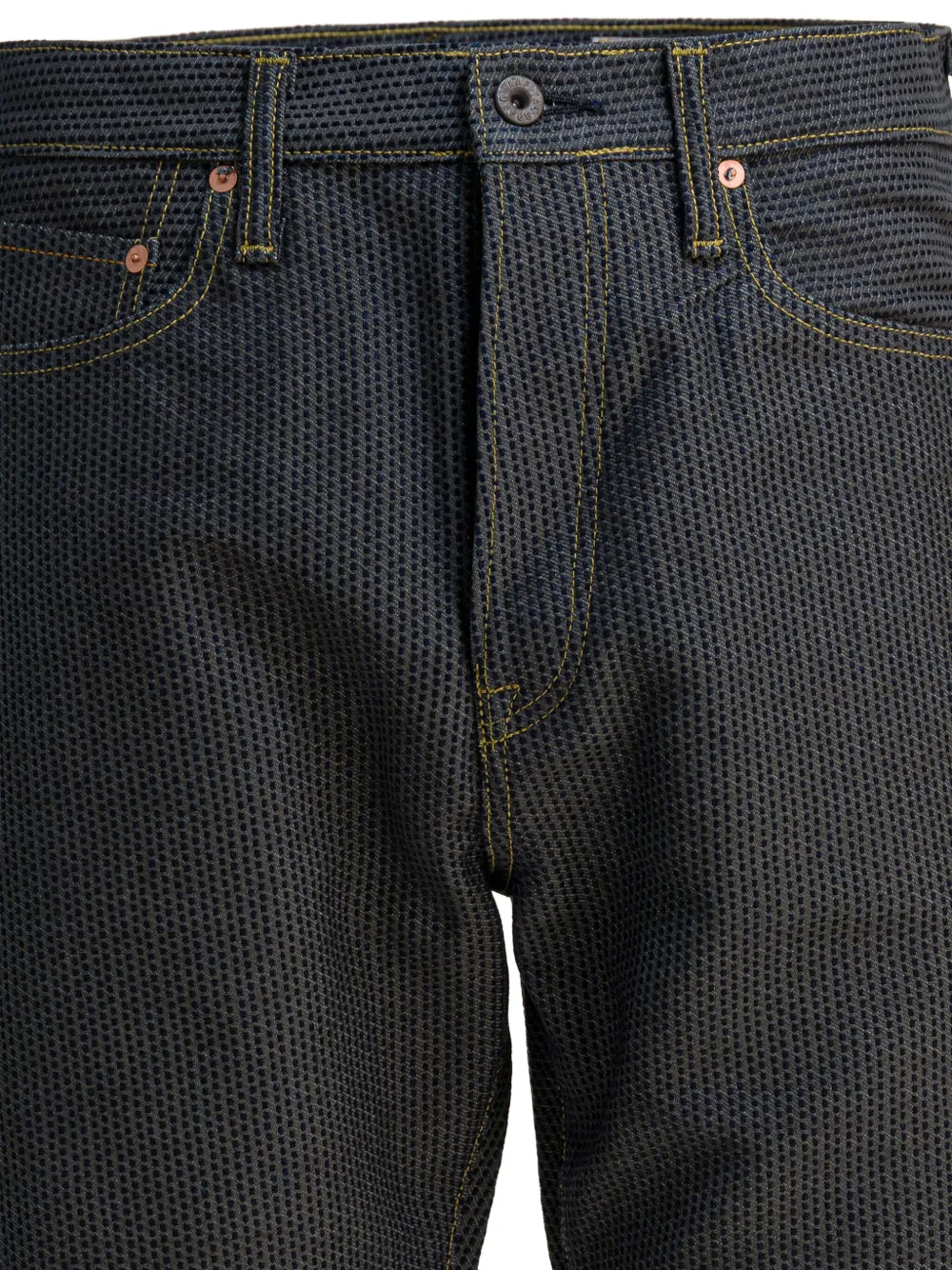 Kapital Textured-finish Jeans In Black