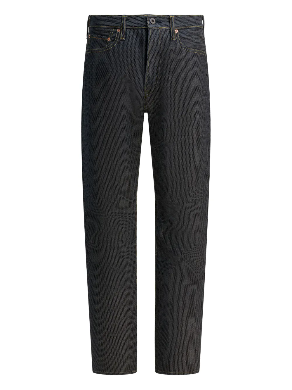 Kapital Textured-finish Jeans In Black